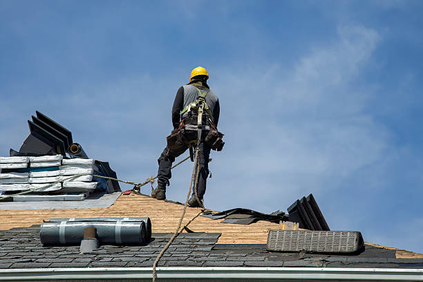 Professional Metal Roofing technician working in Rumford, RI